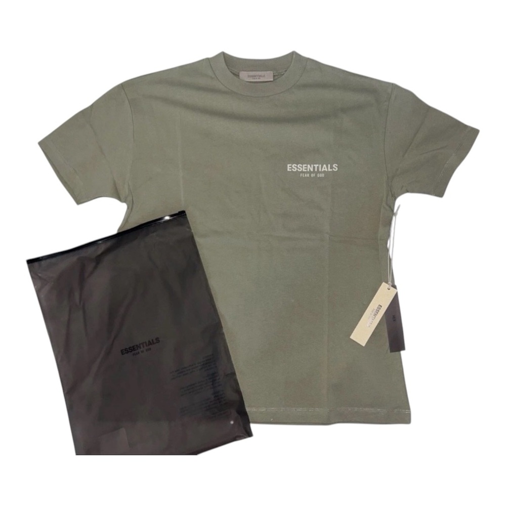 Fear Of God Essentials Seafoam Tee Green Brand New With Tags